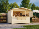 Chalet de noël en bois pliable | Sud Environnement