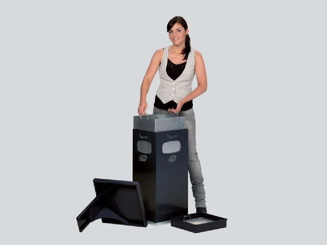 Corbeille cendrier 38 litres