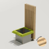 Jardinière MODULAM brise vue pin non traité cl IV