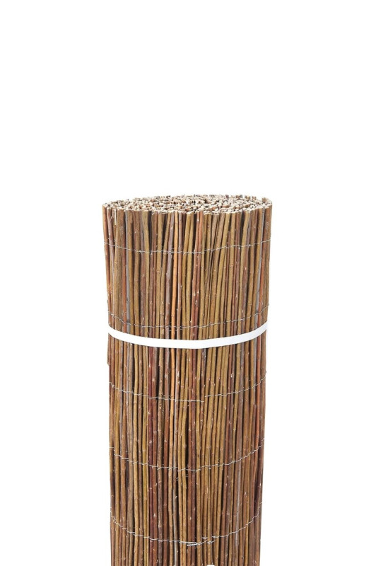 Canisse en osier naturel (rouleau de 5m)