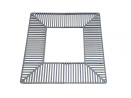 Grille d'arbre acier
