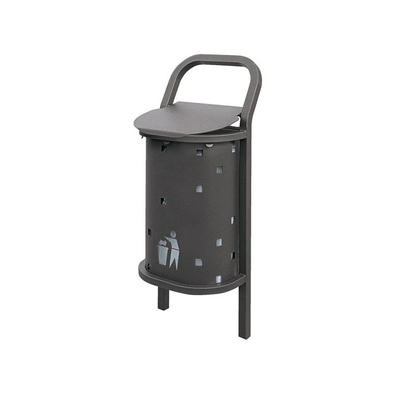 Corbeille conviviale avec couvercle 50 litres