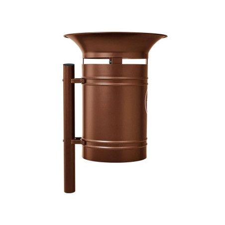 Corbeille vanoise 40 litres pied ø60 cintre