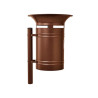Corbeille vanoise 40 litres pied ø60 cintre