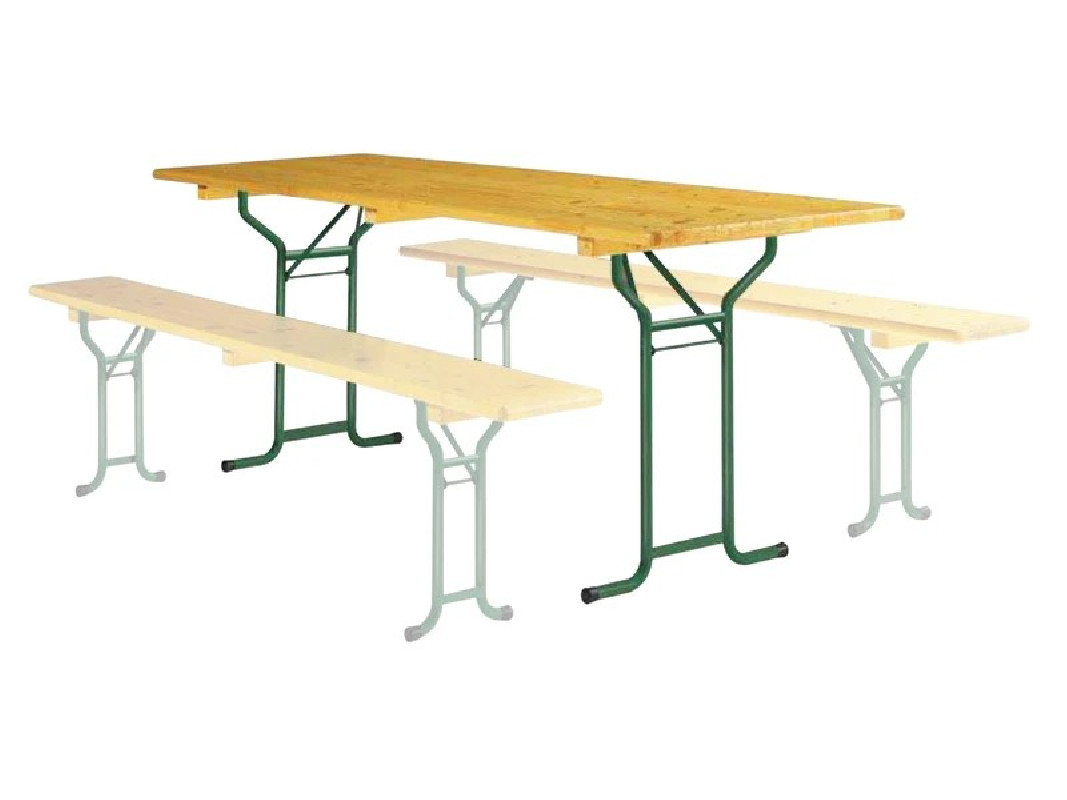 Table Festivité bois 200 x 80 cm