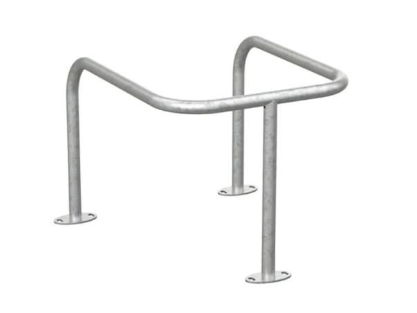 Etrier de protection arbre en acier Ø35 mm sur platine