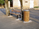 Corbeille JARDIZ ronde 110L