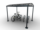Abri multifonction - abri d'attente ou abri vélos en acier