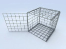 Gabion par fixation spirale