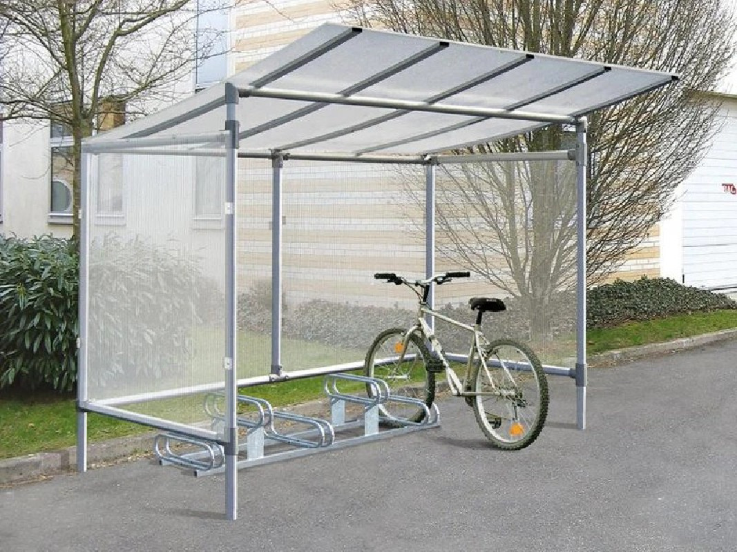 Abri vélo en acier galvanisé design et résistant