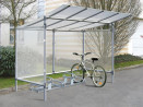 Abri vélo en acier galvanisé design et résistant