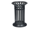 Corbeille tulipe 60 L à poser ou à fixer - Anthracite mat