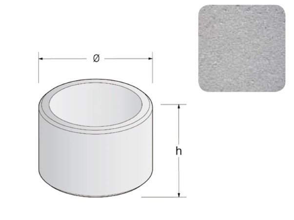 Jardinière Béton ronde OZ