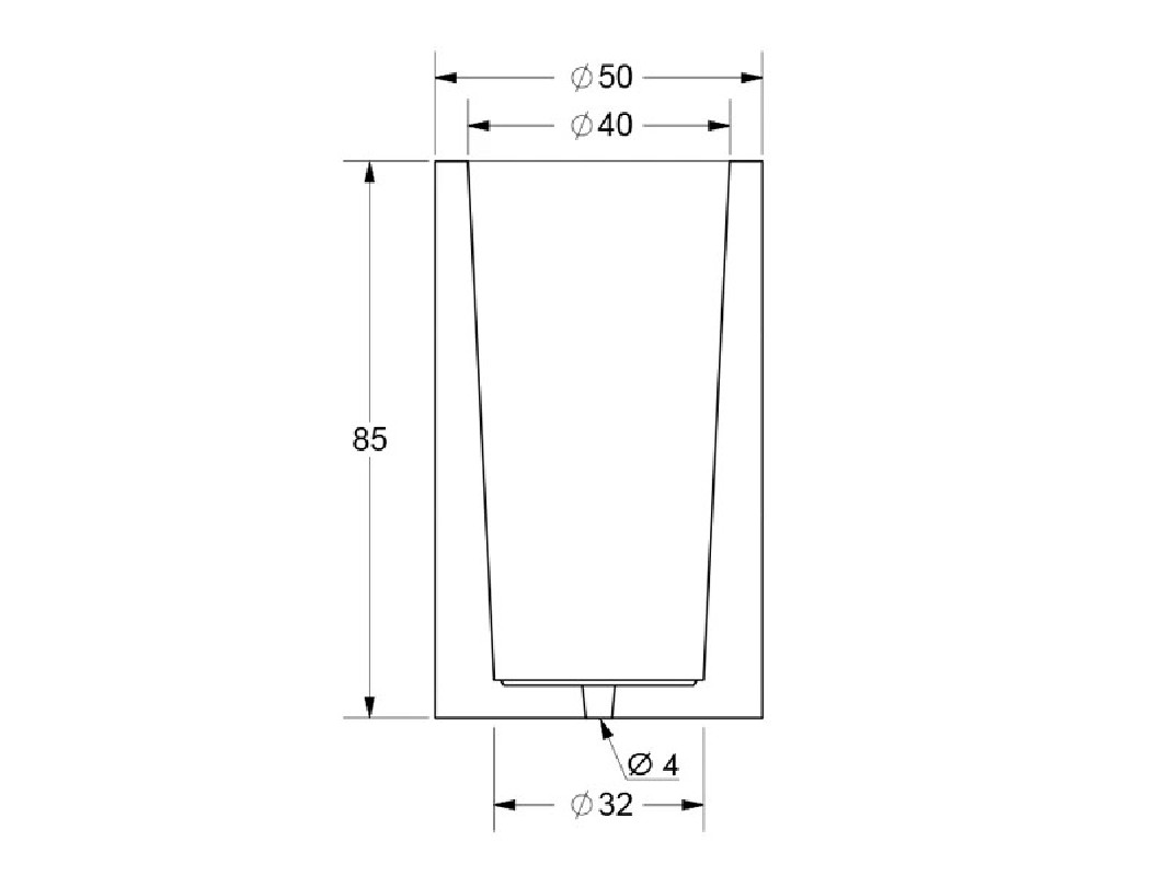 Corbeille béton Standard 82 L