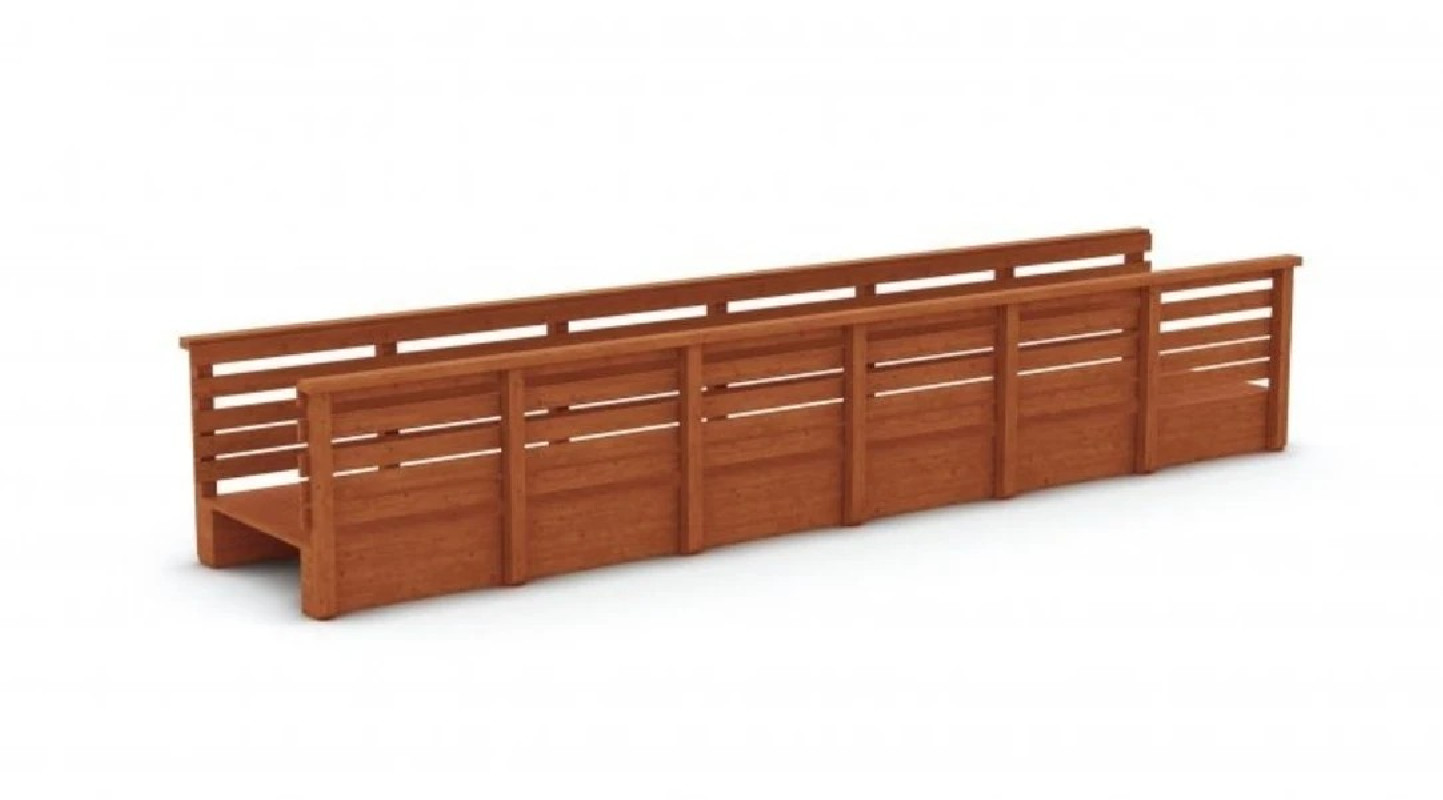 Passerelle Bois largeur 1.50 ml