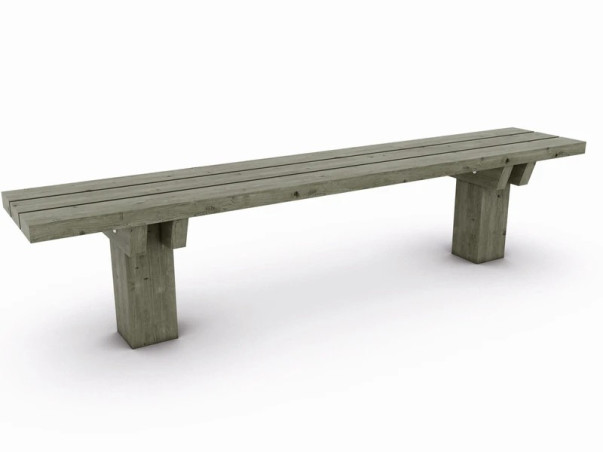 Banquette bois Ouessant Lg 2 m