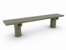 Banquette bois Ouessant Lg 2 m