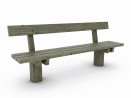 Banc bois massif Ouessant Lg 200 cm