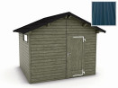 Abri de jardin bois avec Toit. 2 pentes