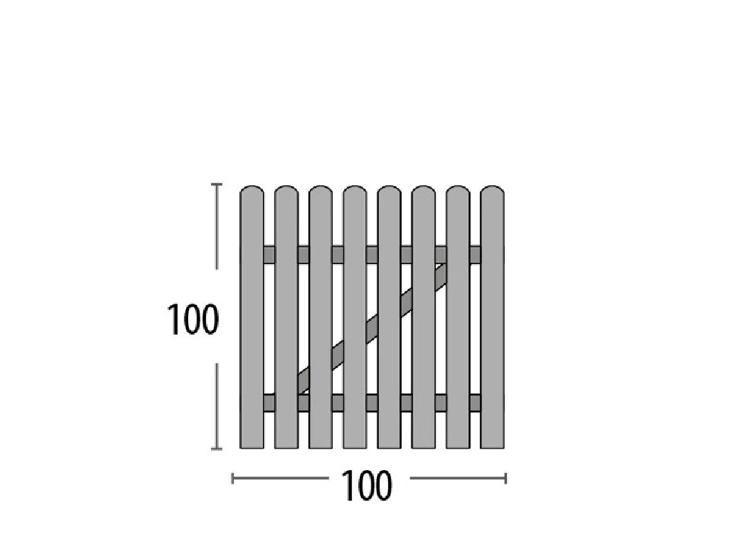 Portillon Coutances Lg 100 cm