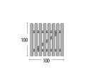 Portillon Coutances Lg 100 cm