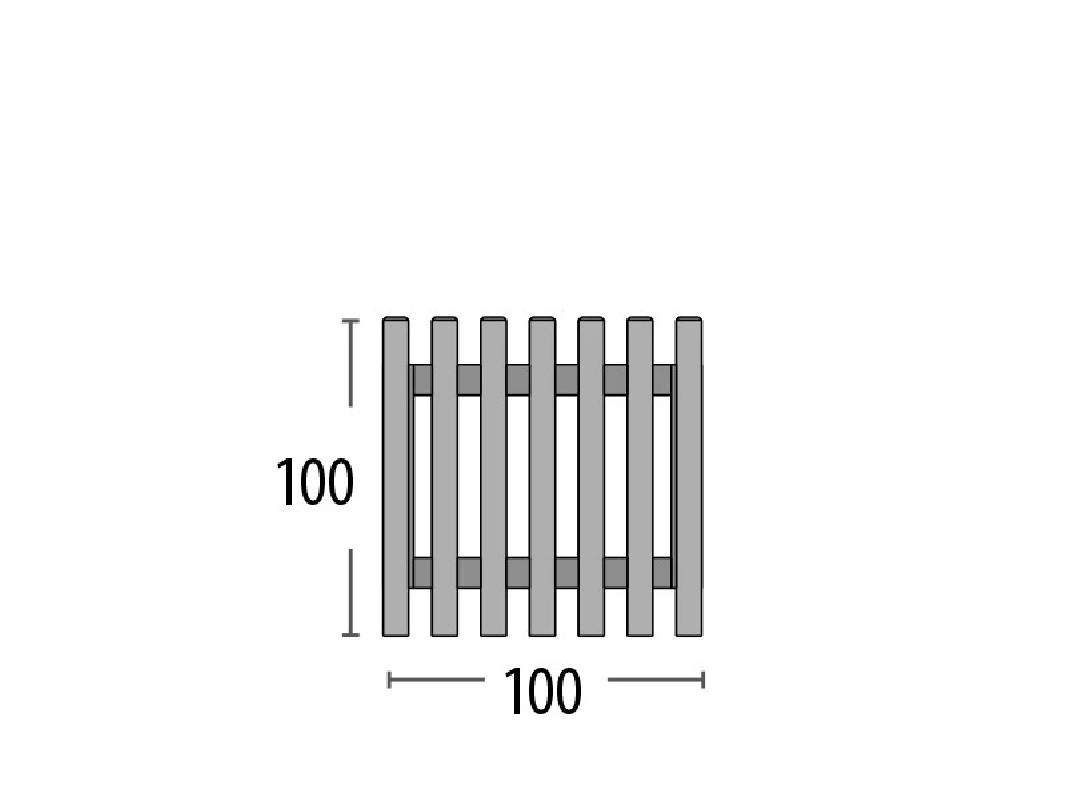Portillon Ardennes Lg 100 cm