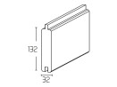 Lame de remplissage palissade Scaer H 132 mm L 1.92 m