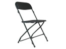 Chaise pliante plastique et métal