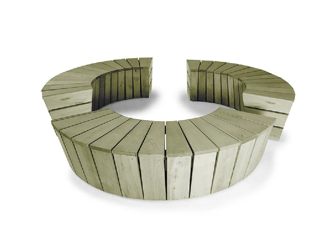 Banquette Helios Cintre pour table
