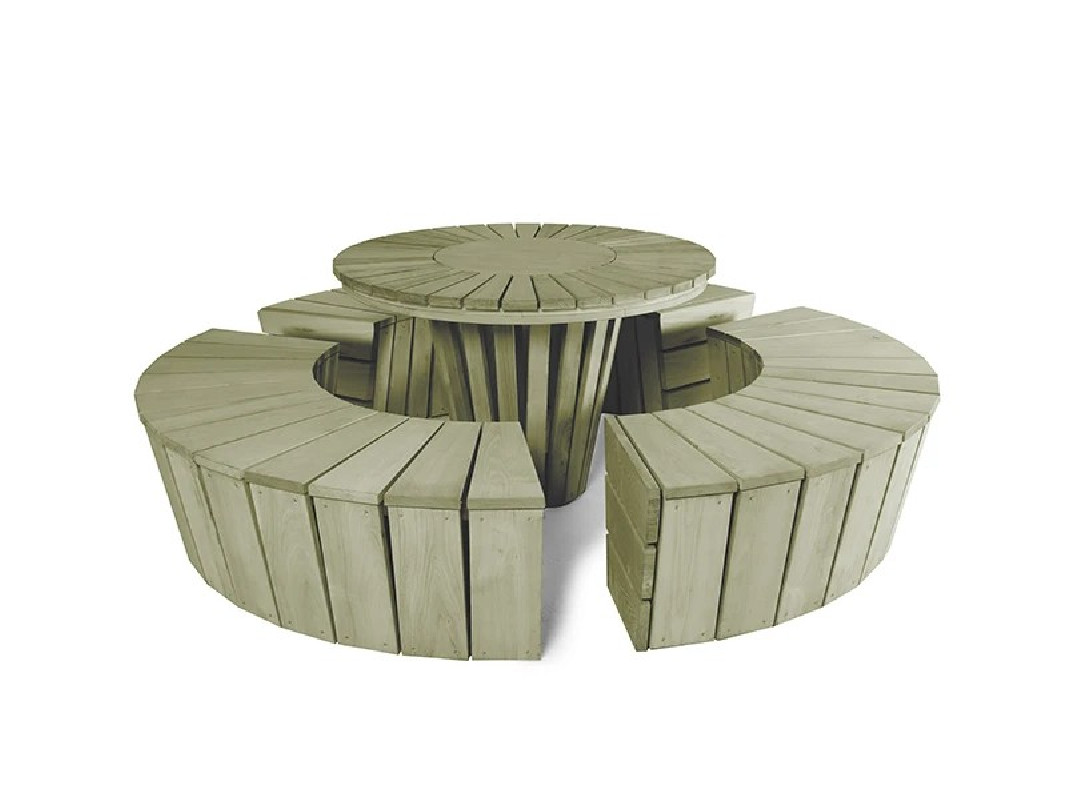 Banquette Helios Cintre pour table