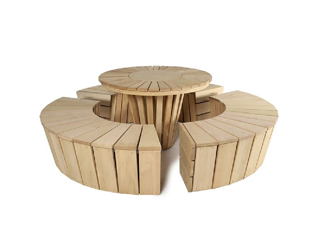 Banquette Helios Cintre pour table