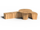Banquette Helios Cintre pour table