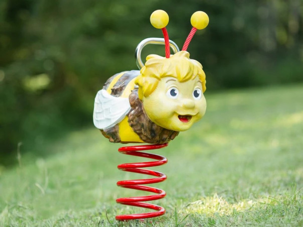 Jeu sur ressort réaliste en bois Susi l'abeille