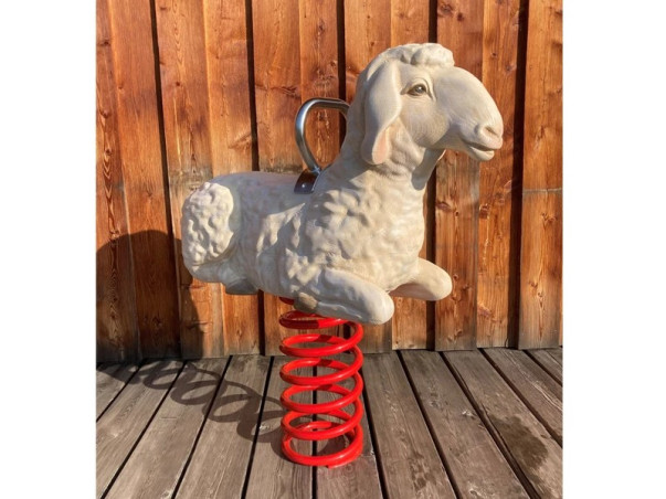 Jeu sur ressort réaliste en bois Gretel le mouton
