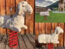 Jeu sur ressort réaliste en bois Gretel le mouton