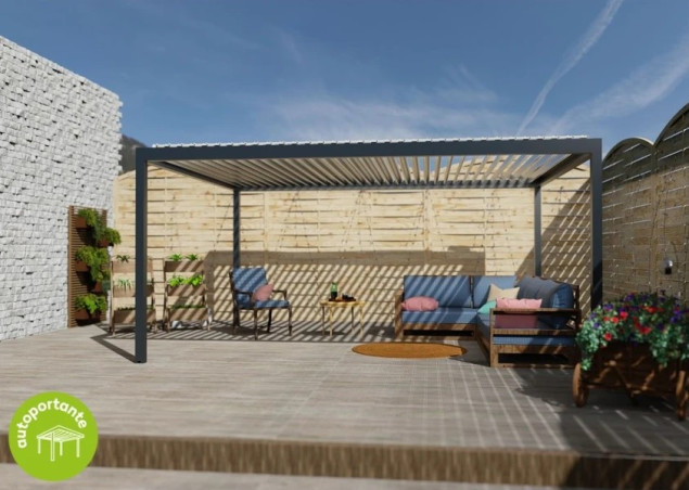Pergola bioclimatique autoportante Nouméa
