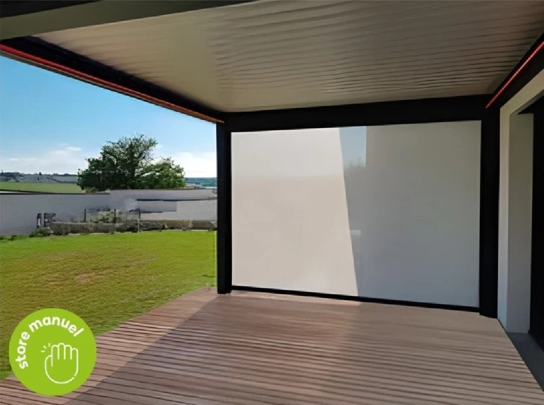 Store latéral pour pergola bioclimatique