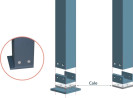 Lot de 6 calles pour pergola bioclimatique