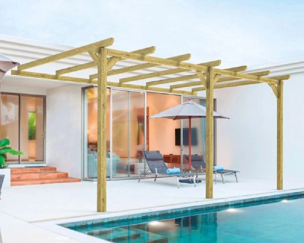 Pergola massive murale Orléans