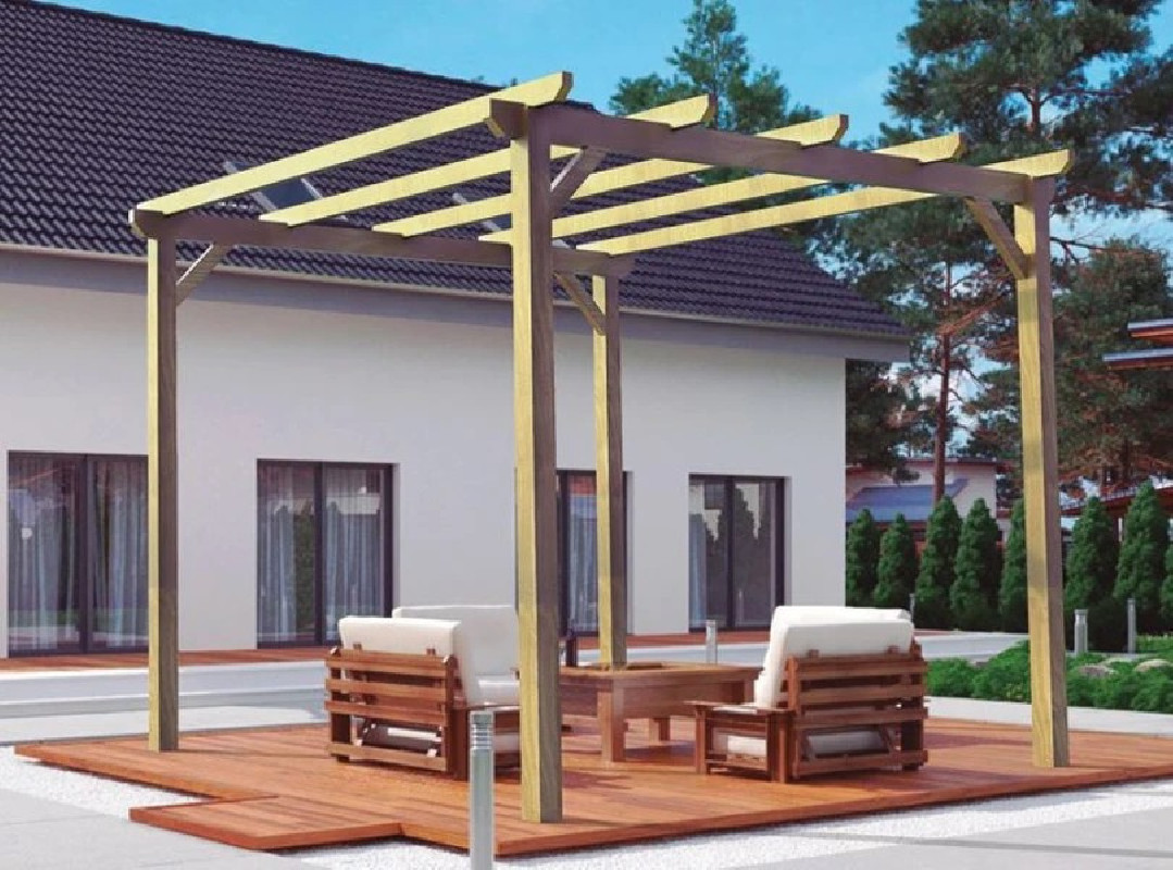 Pergola massive autoportante Le Havre