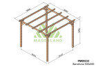 Pergola massive autoportante Tours