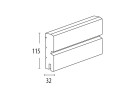 Lame de finition Binic 125 x 32 mm l 1m92