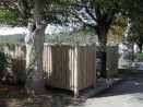 Palissade kerlouan 1/2 rondins - au ml - Ht 175 cm