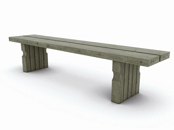 Banquette NOIRMOUTIER pin