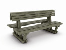 Banc double CAMARET Lg 200 cm