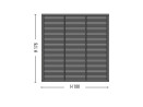 Palissade Hirel H178 - L180 cm