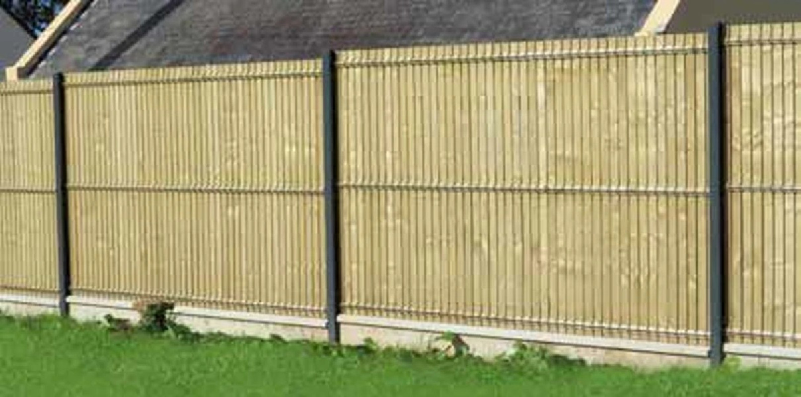 Kit occultant pour panneau rigide Betafence B43 - 35