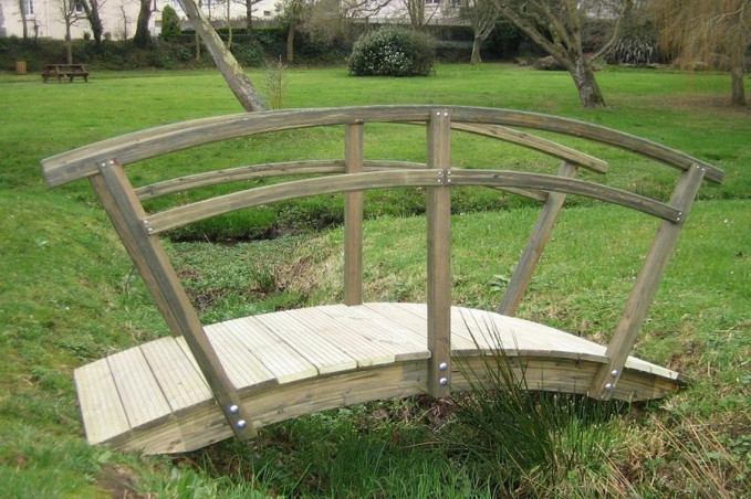 Pont cintre 4 x 1.1 ml pin rambarde 2 lisses