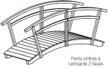 Pont cintre 4 x 1.1 ml pin rambarde 2 lisses