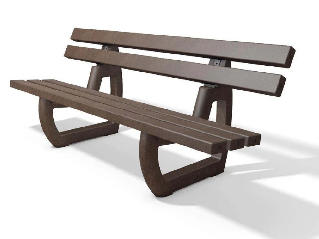 Banc Tivoli - Plastique revalorisé - Lg 200 cm